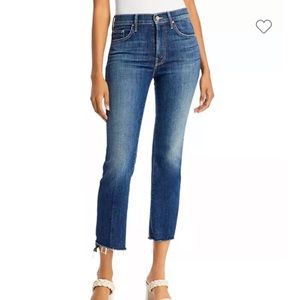 Mother Insider Crop Step Fray